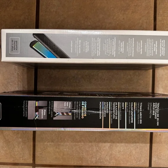 Conair Infiniti Pro Rainbow Titanium Flat Iron and Curling Iron - Picture 2 of 5